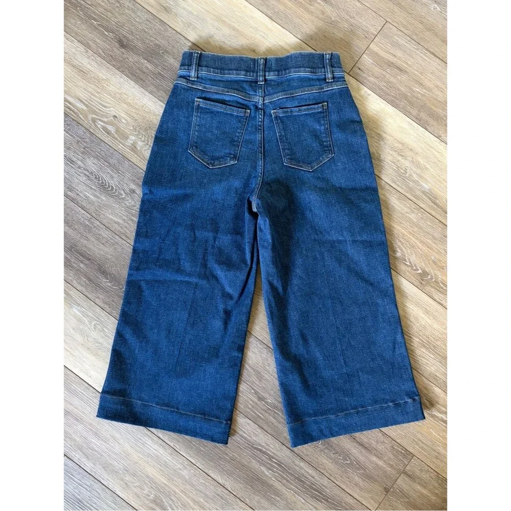 SPANXshape™ Authentic 360 Cropped Wide Leg Jeans - Picture 6 of 12